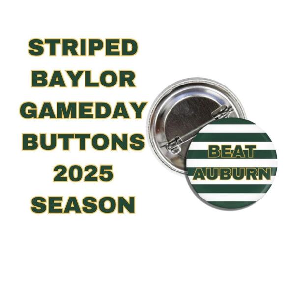 Baylor game day buttons - Picture 1 of 1
